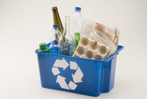 Residents participating in waste recycling in Morden