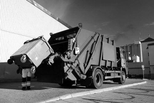 Efficient waste disposal with a domestic skip