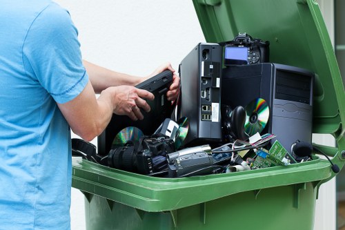Recycling construction materials at a Morden facility